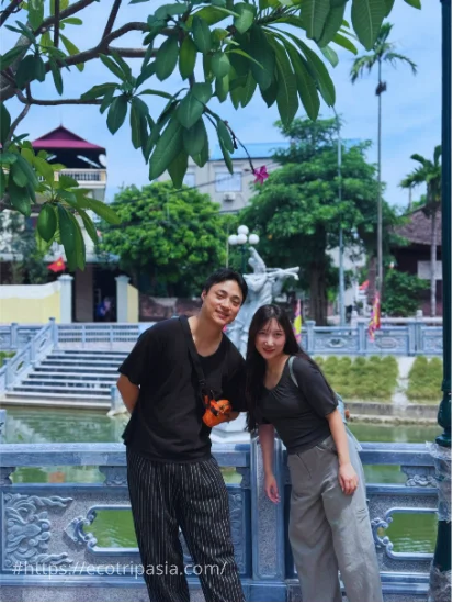 An Duong Vuong Temple — co loa citadel tour with female riders by Eco Trip Asia