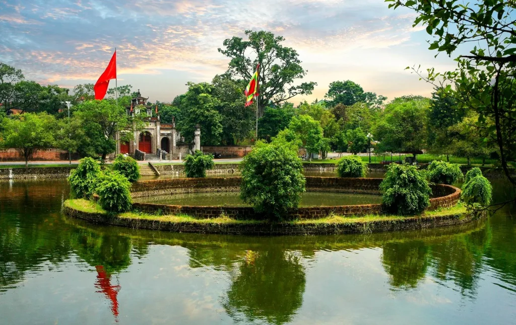 Hanoi Co Loa Ancient Spiral Fortress Citadel Banner