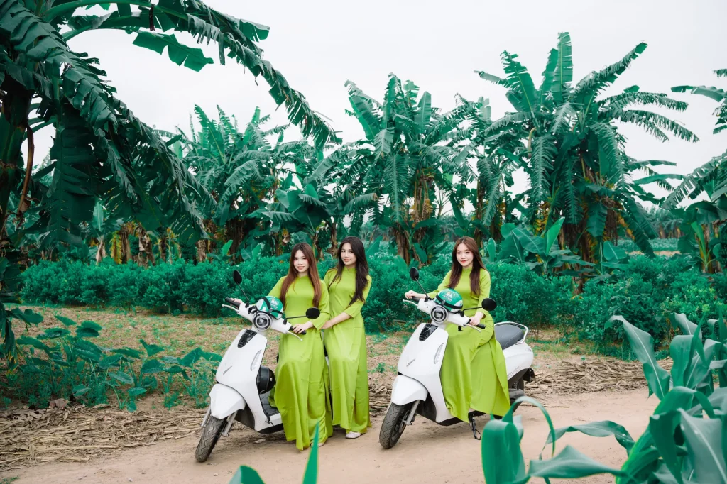 Hanoi Co Loa Citadel Female Riders Countryside Banner