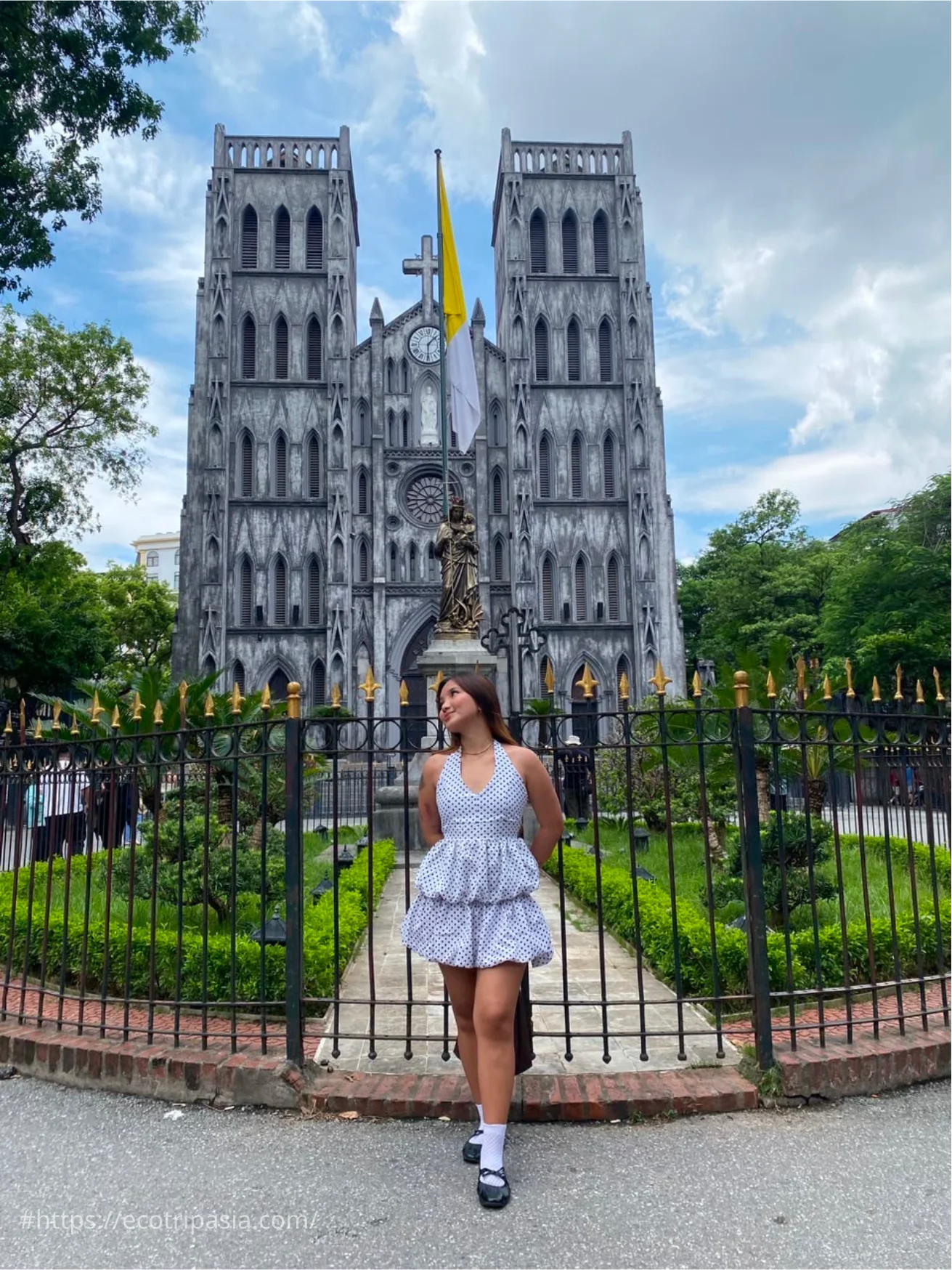 Hanoi St. Joseph'S Cathedral — hanoi city tour with female riders by Eco Trip Asia