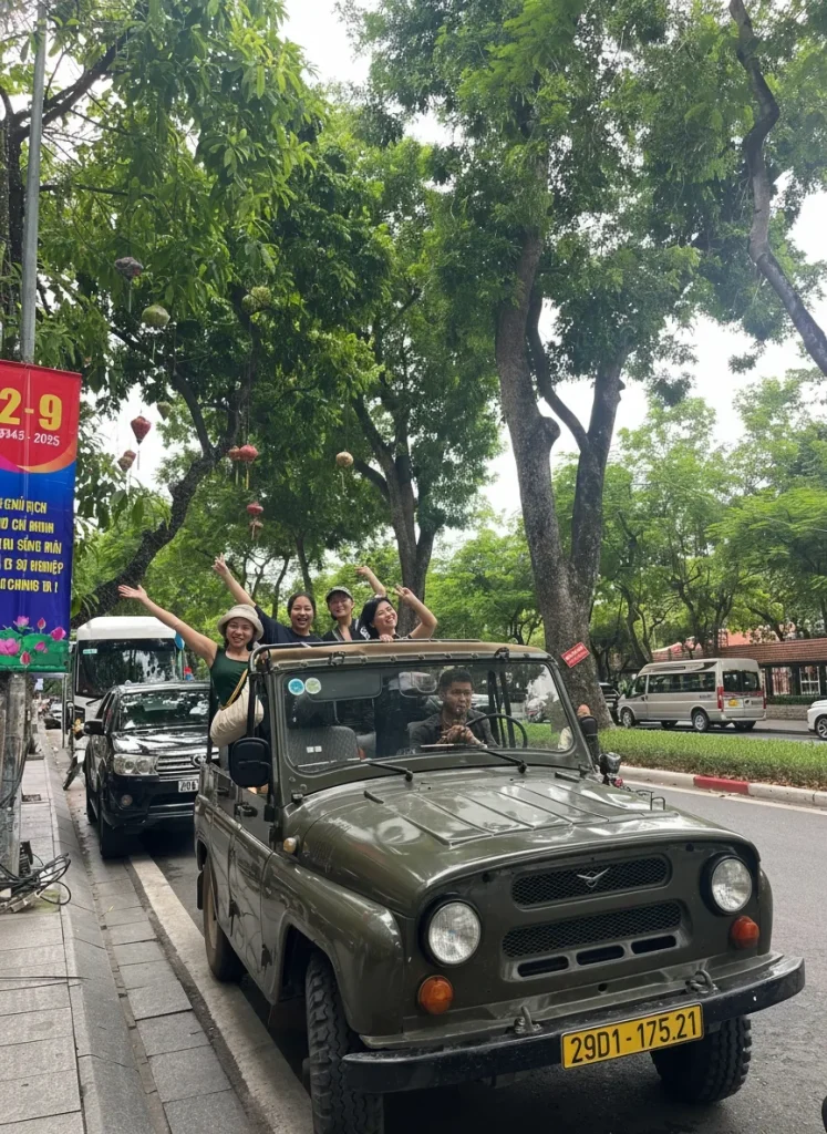 Hanoi Train Street Cafe Military Jeep Tour